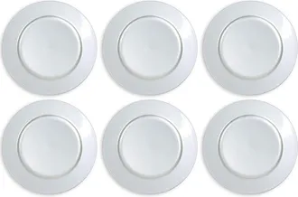 Trade Shop Trade Shop - Set 6 Sottopiatti Natalizi Colore Argento Addobbi Natalizio Decorazioni Natale