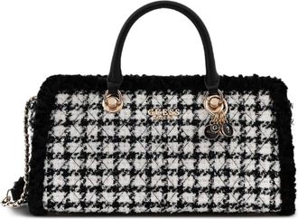 Guess Co Borsa tote con placca logo - Bianco