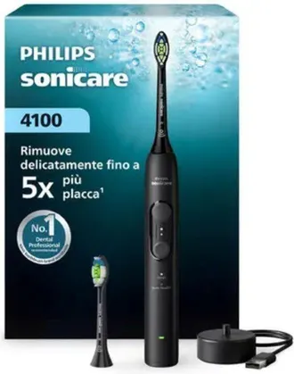 Philips Cepillo De Dientes El&eacute;ctrico S&oacute;nico - Philips - Hx4042/52 - Serie 4100 - Negro - Recargable
