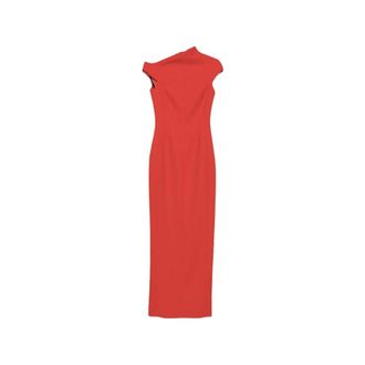 Solace London Dames, Jurken, Rood, Maat: XS Leer