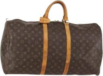 Louis Vuitton Pre-owned Weekend Bags, female, Brown, Size: ONE SIZE Pre-owned Weekend Bag