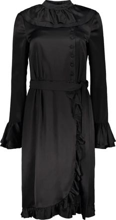 Moschino Dames, Jurken, Zwart, Maat: 2XS Zijde