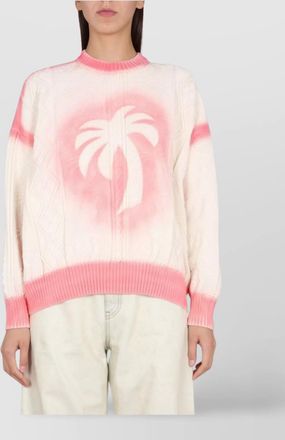 Palm Angels palm tree print jumper