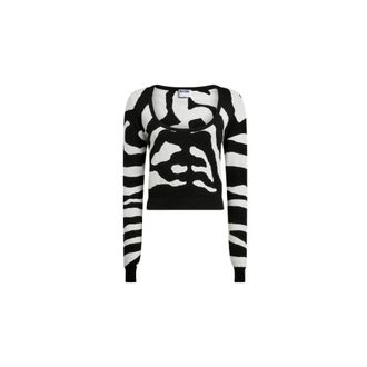 Moschino Dames, Truien, Zwart, Maat: 2XL Viscose