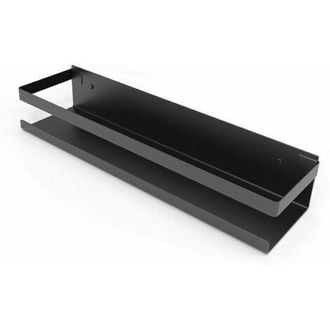 OEM Estante De Ducha Sin Taladrar, Estante De Ba&ntilde;o De Acero Inoxidable Sus304, Negro Mate - 30 Cm