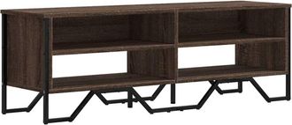 vidaXL Vidaxl - tv Cabinet Brown Oak 122x34x41 cm Engineered Wood