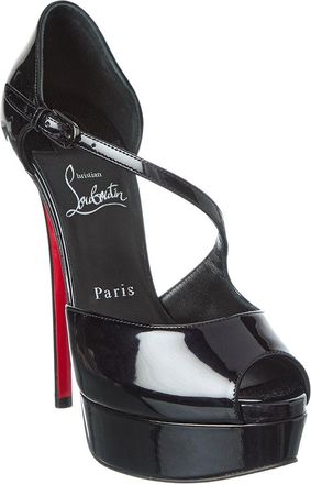 Christian Louboutin Miss Zigourata Alta 160 Patent Platform Sandal