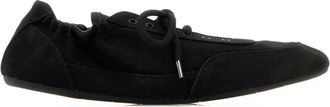 Prada Black Canvas Collapse Sneakers
