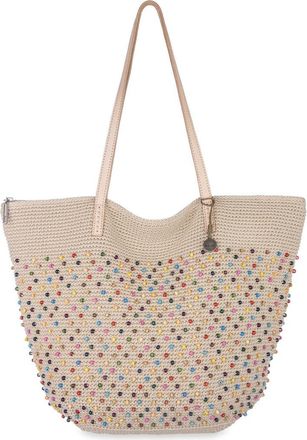 The Sak Faye Tote Bag in Ecru Multi Beads at Nordstrom