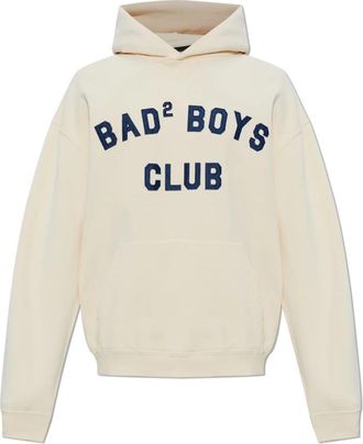 Dsquared2 Sweatshirt met Patch - Heren - Hoodies - Beige - 2XL - Katoen - Hoodies & sweatvesten
