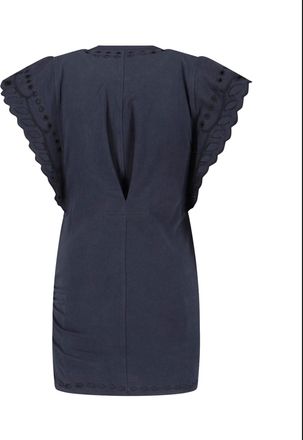 Isabel Marant Faded Black Mini Orlane Dress