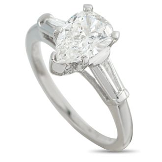 Luxury Bazaar Platinum 1.50ct Diamond Ring MF27-051826