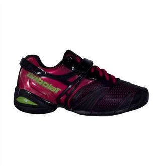Babolat Womens Propulse Lady 3 Pickleball Tennis Shoes In Black/pink/green