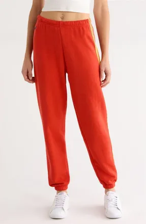 Aviator Nation Stripe Sweatpants in Red at Nordstrom, Size X-Small