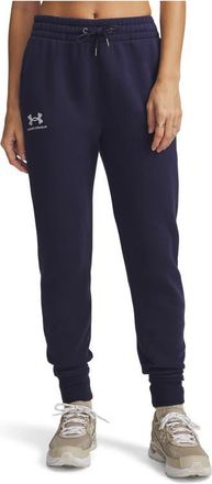 Under Armour Icon Fleece Joggers in Midnight Navy //White at Nordstrom, Size X-Large