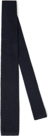 Brunello Cucinelli Zijden Stropdas - Heren - Stropdassen - Blauw - ONE Size - Accessoires
