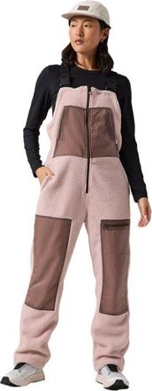 Backcountry Wander Pile-Fleece Overall - Womens in Bark at Nordstrom, Size X-Large