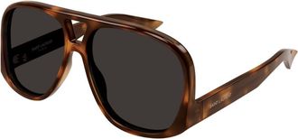 Saint Laurent SL 652 SOLACE 003 Womens Sunglasses Tortoiseshell Size 59 - Free RX Lenses - Free RX Lenses