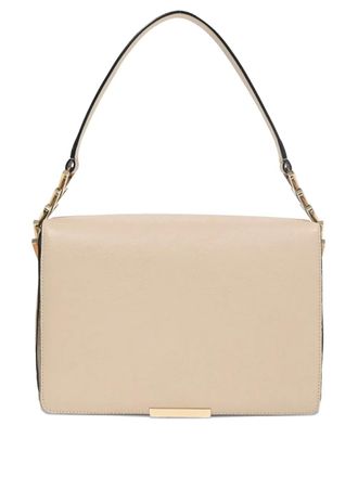Victoria Beckham Flap leren shopper - Beige