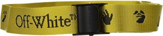Off-white Gele Stoffen Regular Riem