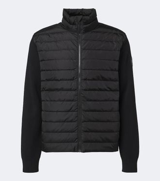 Canada Goose Hybridge Flavio down-paneled wool cardigan