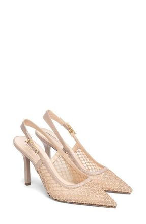 Nero Giardini Slingback Pointed Toe Pump in Antique Rose at Nordstrom, Size 10Us