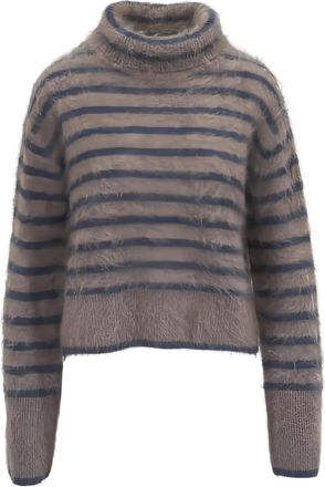 Lisa Yang Maglione a righe The Floren - Marrone