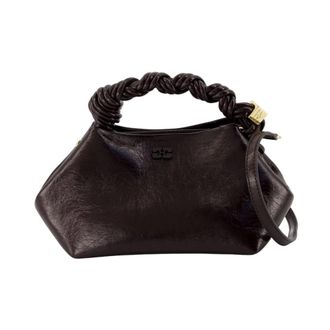 Ganni Bou Small Handtas - Dames - Tassen - Bruin - Maat: ONE Size Poliester