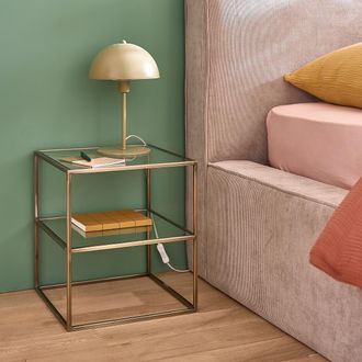 La Redoute Interieurs Nachttafel met dubbel blad, Luxore