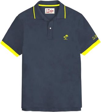 MC2 Saint Barth Polo con logo - Blu