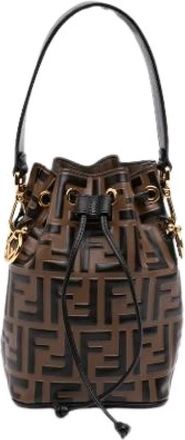 Fendi Pre-owned Mon Tresor - Dames - Vintage Tas - Bruin - ONE Size - Leer - Vintage