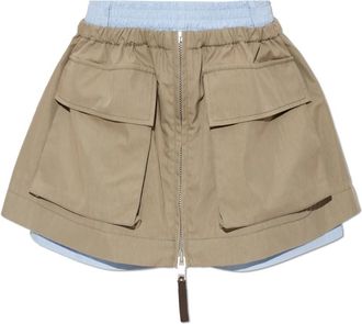 Moschino Shorts - Dames - Bermuda - Beige - XS - Korte Broeken