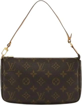 Louis Vuitton Pre-owned Mini Bags, female, Brown, Size: ONE SIZE Pre-owned Monogram Pochette Accessoires