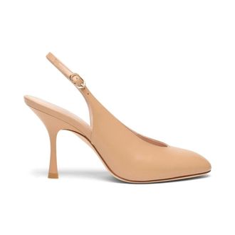 Stuart Weitzman Madison Slingback Pump 85 - female - Stuart Weitzman - Pumps - Beige - 6 1/2 UK - Shoes