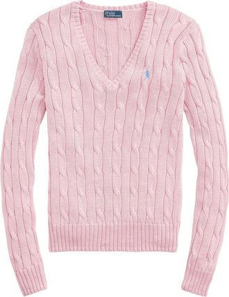 Ralph Lauren Cable-knit V-neck Sweater