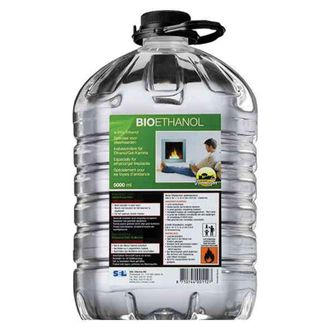 OEM Bioetanol Natural Inodoro 5 Litros De Luz De Granja Ecol&oacute;gica 95% Para Chimenea Y Estufas