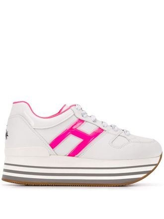 Hogan Sneakers met plateauzool - Wit