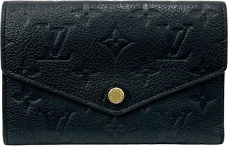 Louis Vuitton Black Monogram Empreinte Wallet (Tri-Fold) (Pre-Owned)