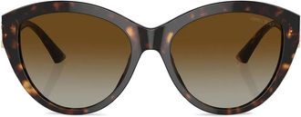 Jimmy Choo Eyewear Occhiali da sole tondi - Marrone
