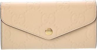 Gucci Gg Leather Continental Wallet