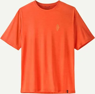 Patagonia Mens Capilene Shirt In Orange Peel