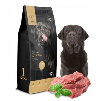 OEM Alimento Seco Para Perros, 1 Perro Mediano/grande, 12 Kg, Ternera, Sin Cereales