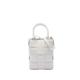 Bottega Veneta Pre-owned Cassette Tote - Pre-owned - Mujer - Blanco - ONE SIZE