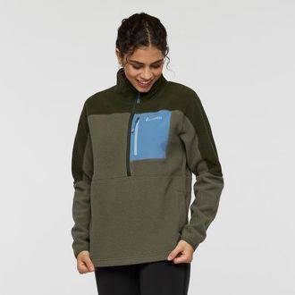 Cotopaxi Abrazo Fleece Half-Zip Jacket - Womens in Woods And Fatigue at Nordstrom, Size Xx-Small