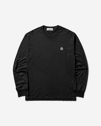 Stone Island Men s 60/2 Cotton Jersey Longsleeve T-Shirt Black