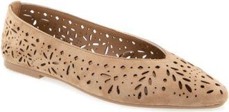 Splendid Latouche Perf Flat in Golden Brown at Nordstrom, Size 8.5