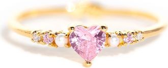 Girls Crew Heart is Full Ring in Gold at Nordstrom, Size 6