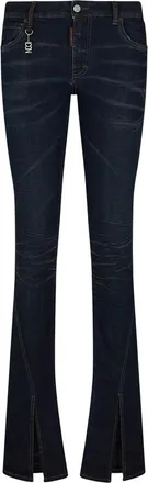 Dsquared2 Blue Slim Mid Rise Jeans