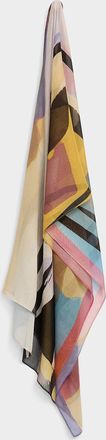 The Artists Label Womens Chaos Rythm lightweight scarf