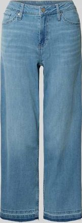 s.Oliver Red Label Straight Fit Jeans aus Baumwoll-Mix Modell KAROLIN in Jeansblau, Gr&ouml;&szlig;e 34